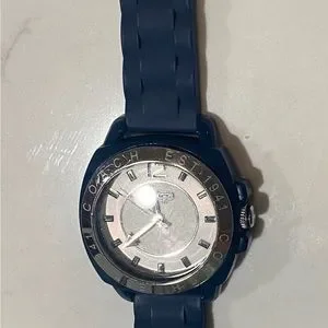COACH Boyfriend Navy Blue Watch Silicone / Rubber Band COACH 14503978 Women main image 4